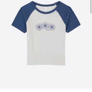 GIRLS ROXY FLORAL SUMMER TOP